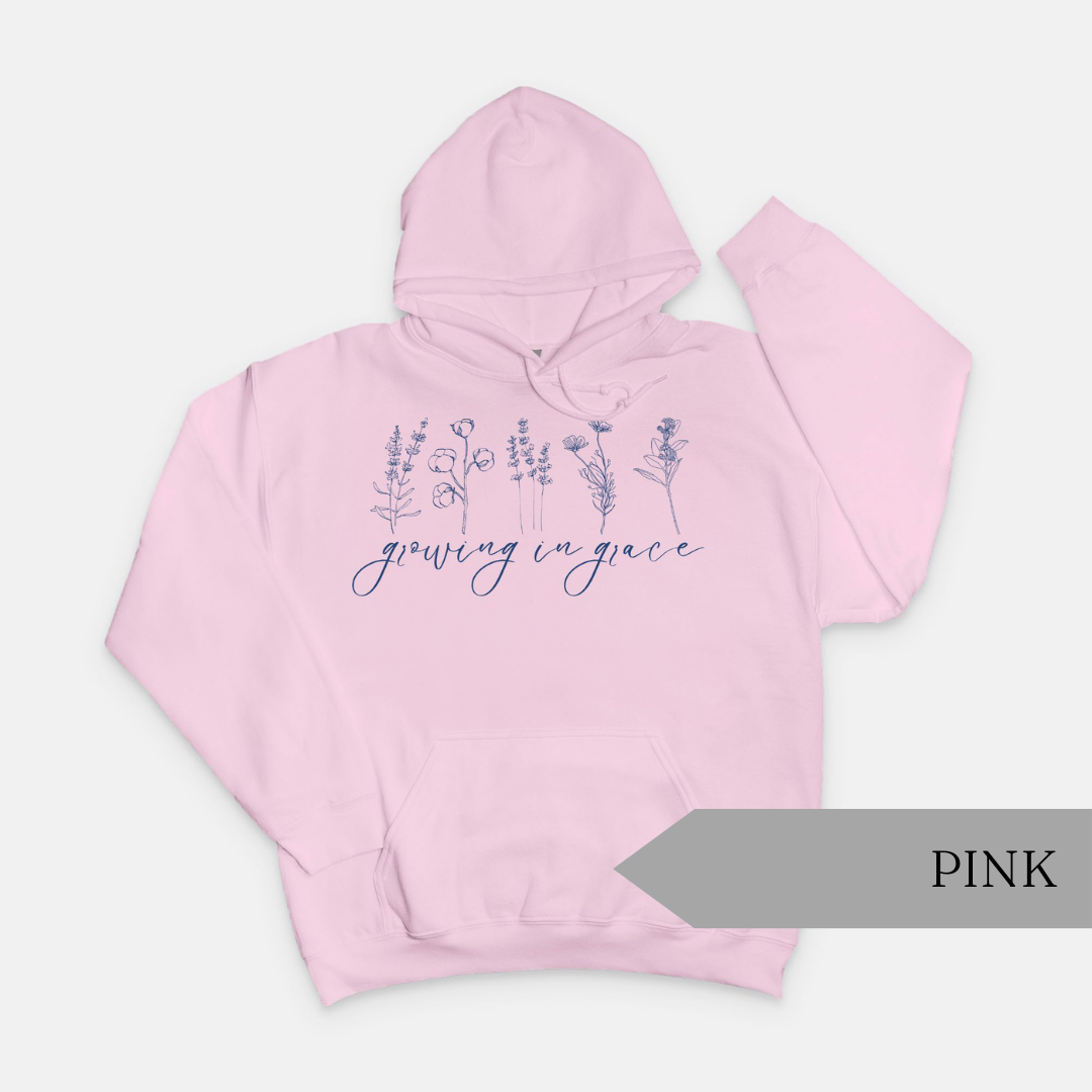 Growing in Grace Hooded Sweatshirt