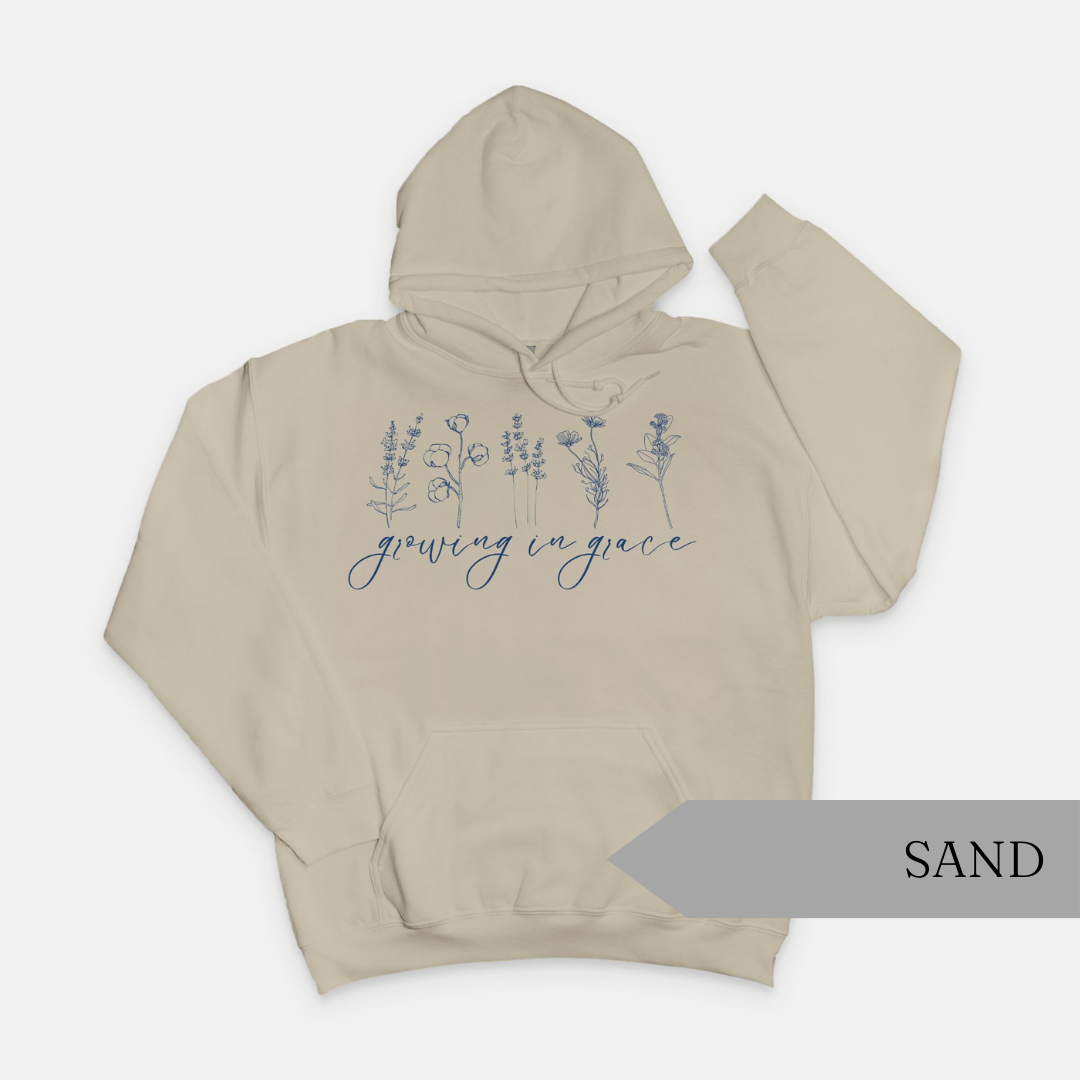 Growing in Grace Hooded Sweatshirt