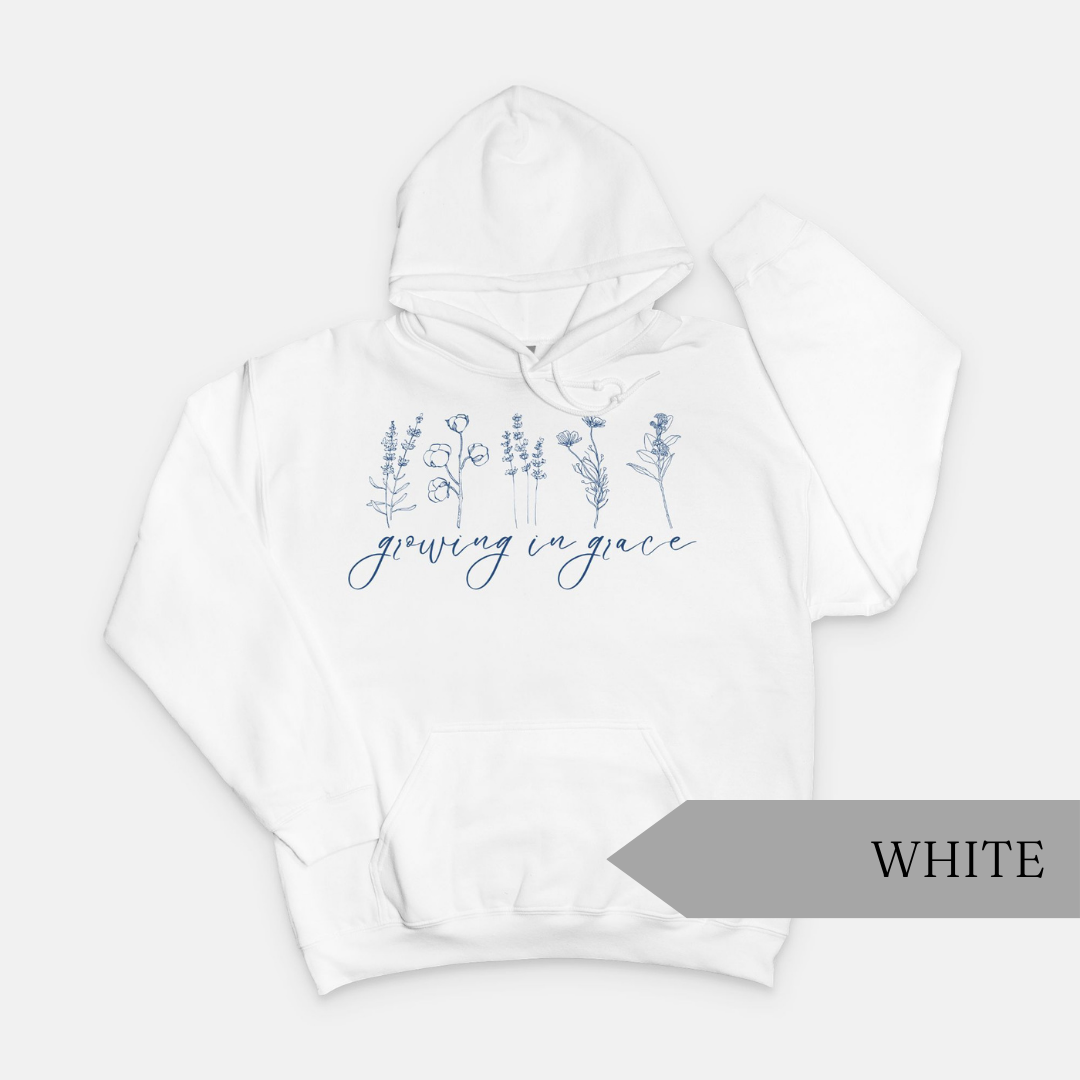 Growing in Grace Hooded Sweatshirt