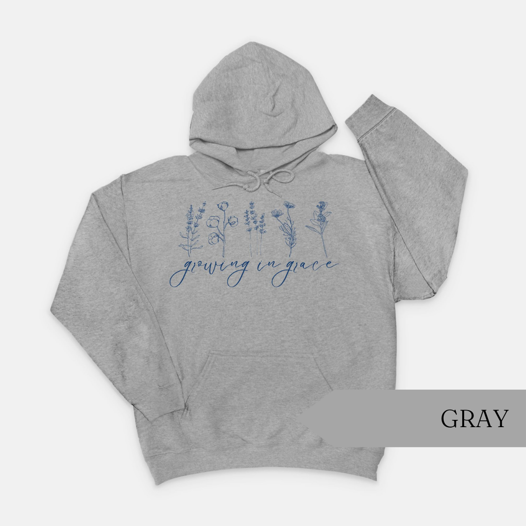 Growing in Grace Hooded Sweatshirt