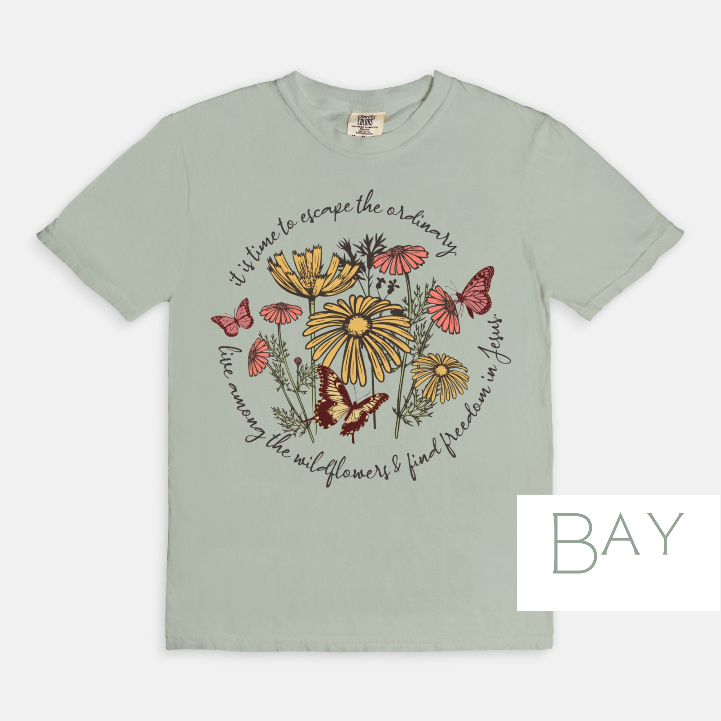Wildflowers: Cottagecore Christian T-Shirt