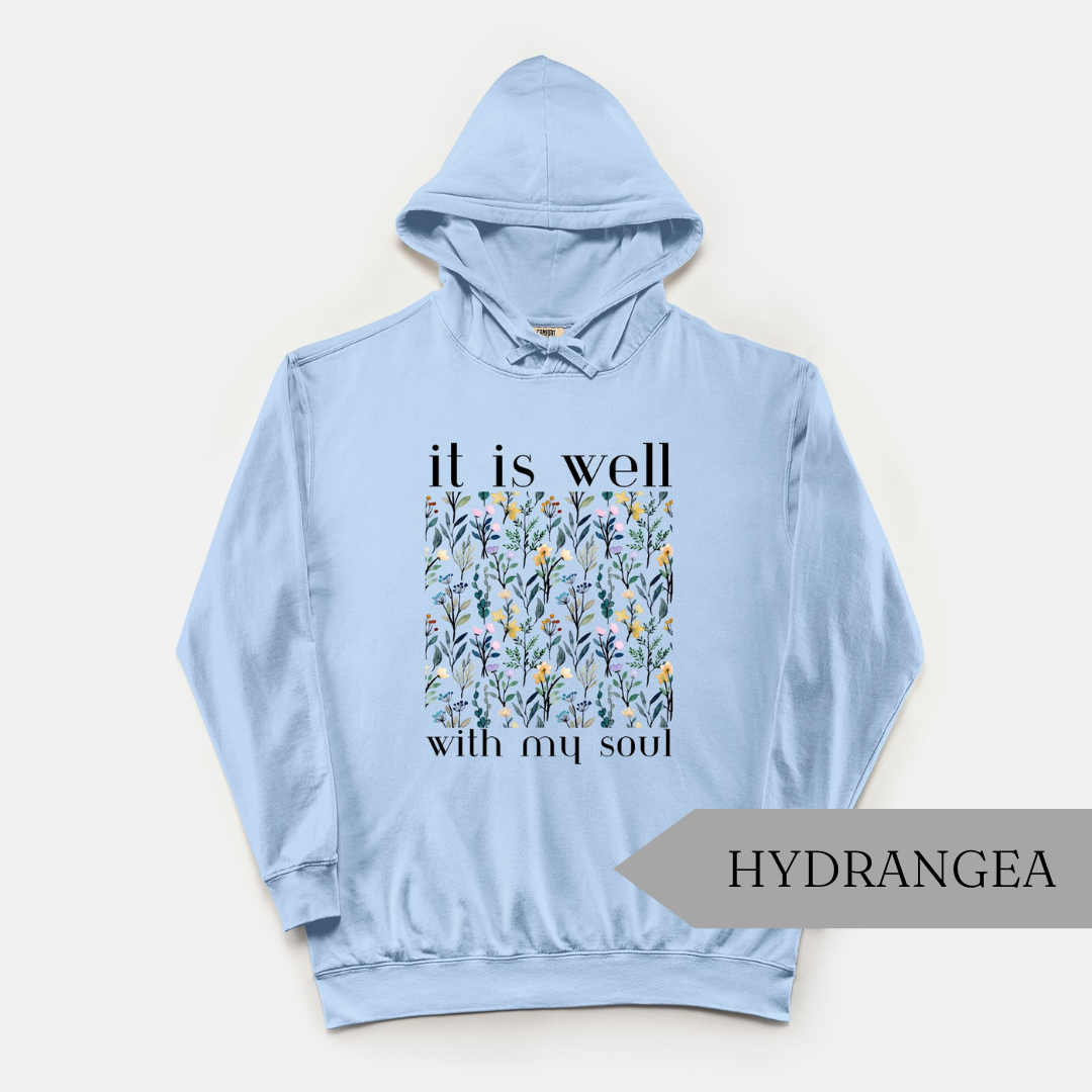 It Is Well Lightweight Hooded Sweatshirt