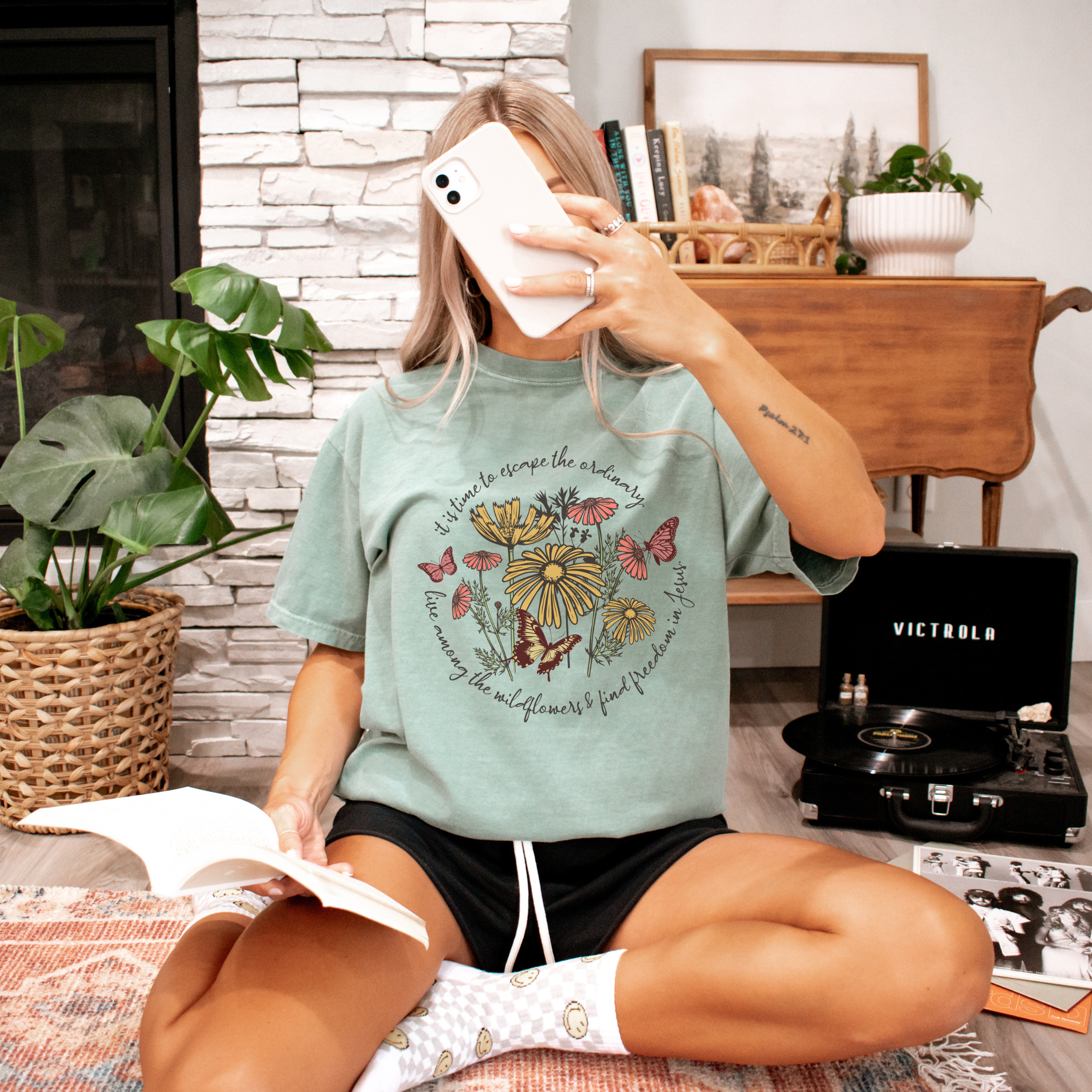 Wildflowers: Cottagecore Christian T-Shirt