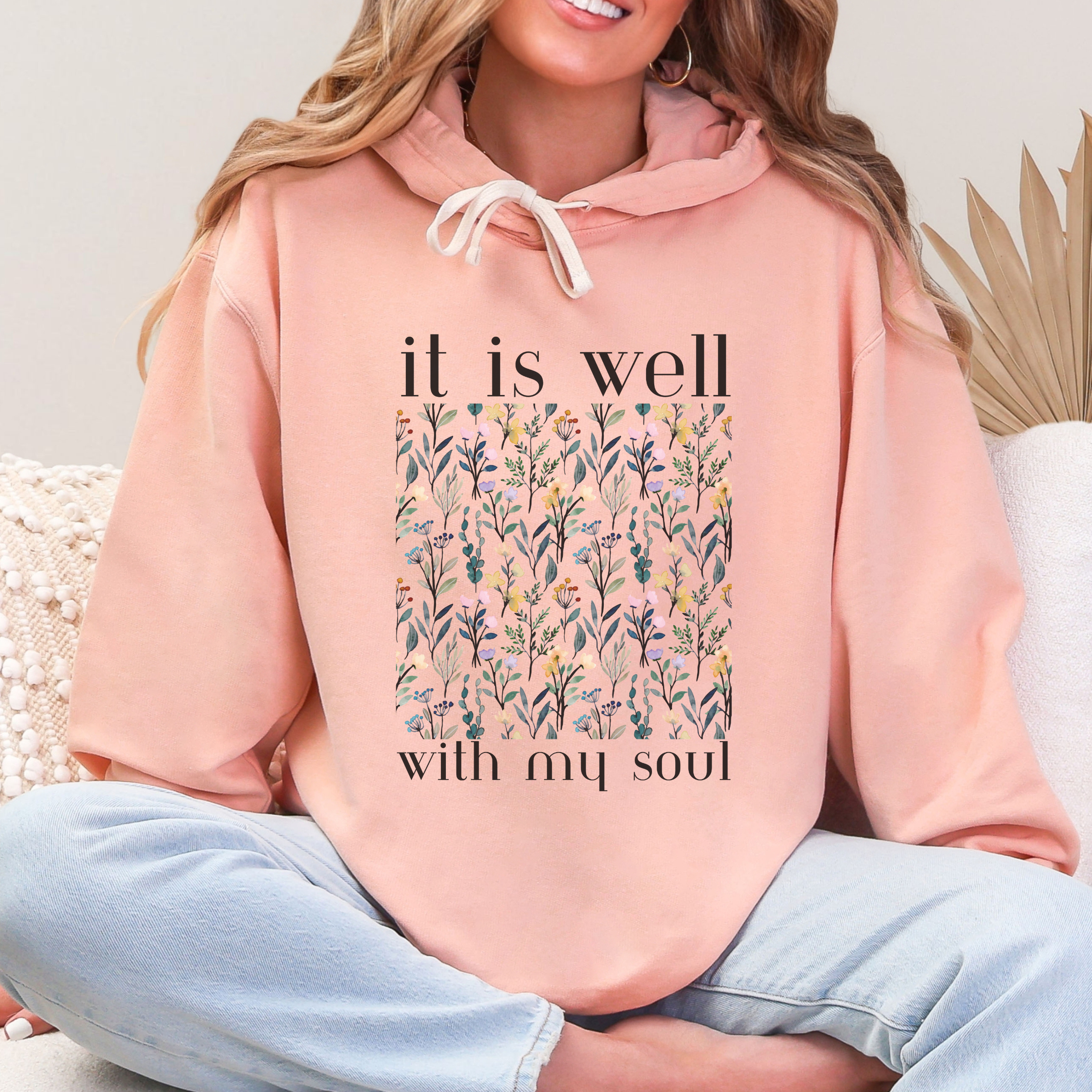 It Is Well: Christian Hymn Hoodie