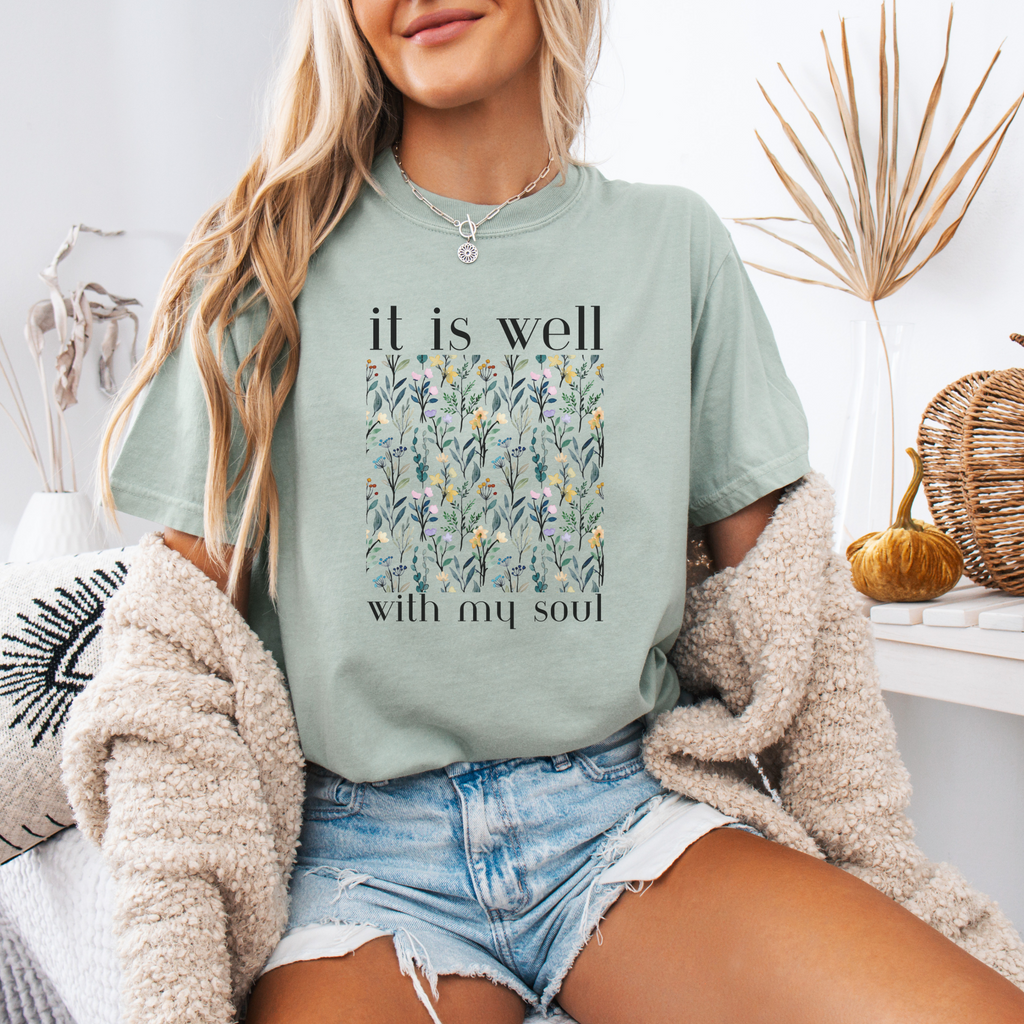 It Is Well: Christian Hymn T-Shirt