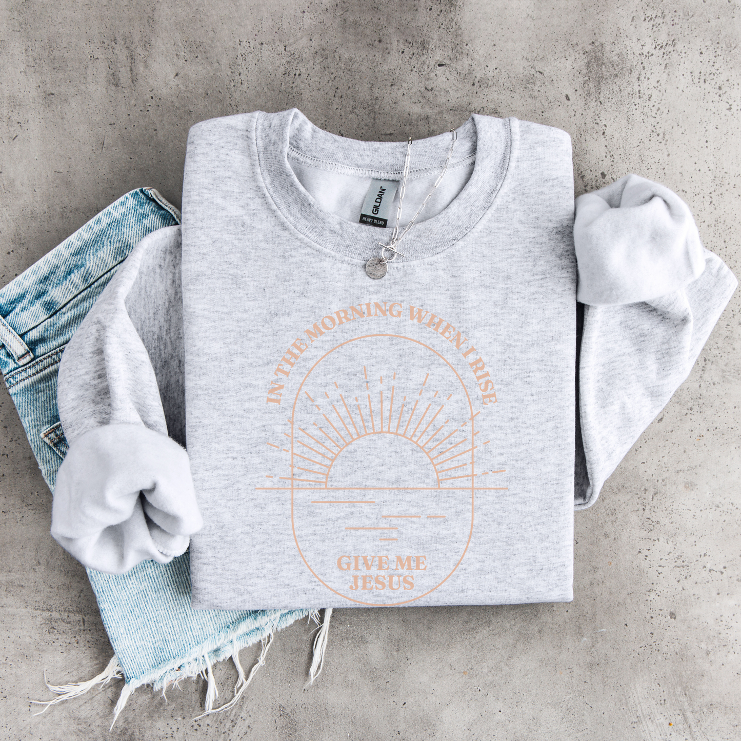 Give Me Jesus: Worship Lyrics Crewneck