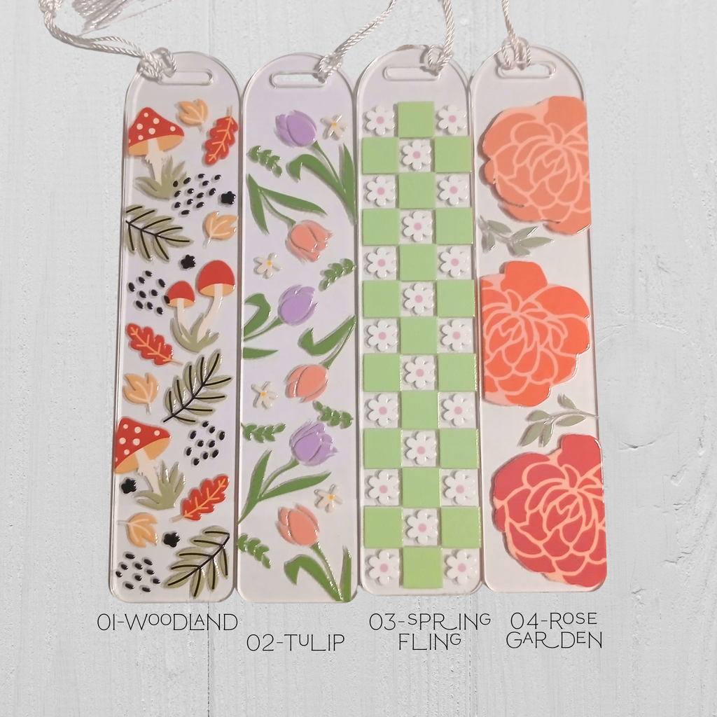 Spring Acrylic Bookmarks (Spring26 Collection)