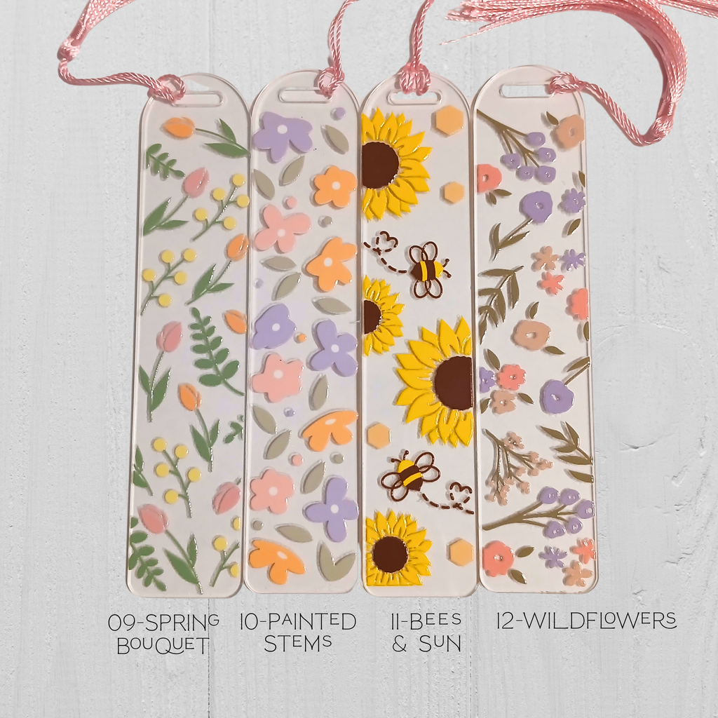 Spring Acrylic Bookmarks (Spring26 Collection)