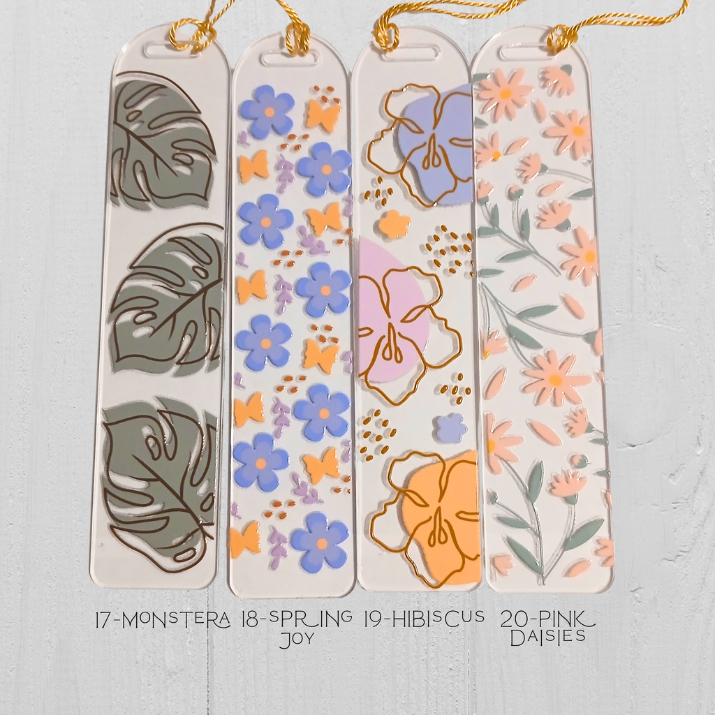 Spring Acrylic Bookmarks (Spring26 Collection)