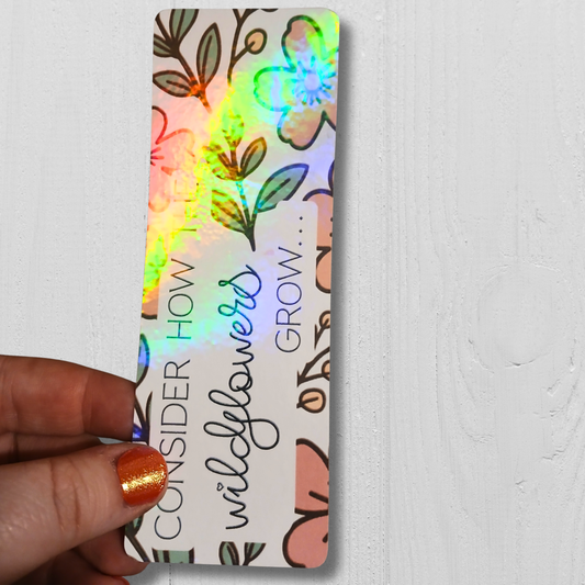 Consider the Wildflowers Premium Bookmark (Spring26 Collection)