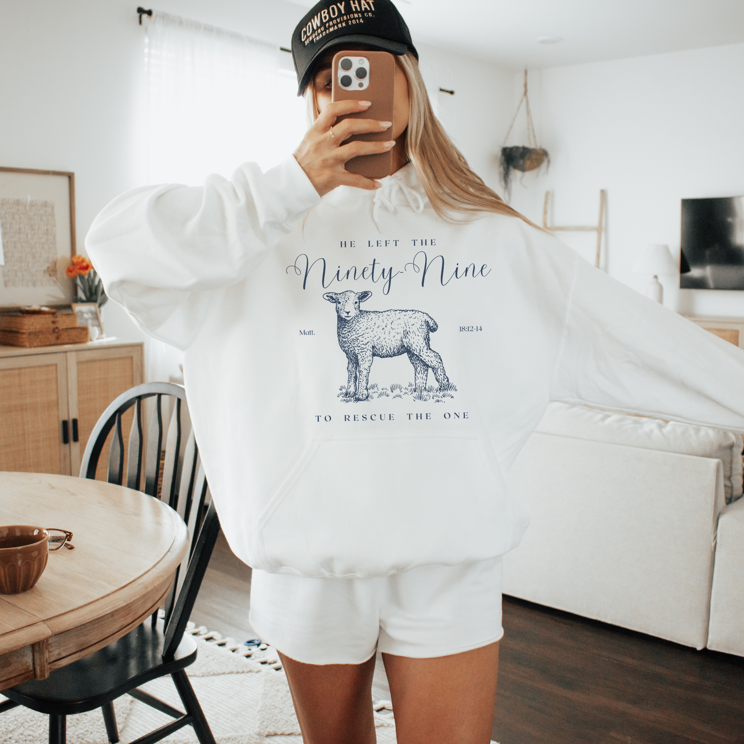 Leave the Ninety-Nine: Bible Verse Hoodie