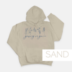 Growing in Grace: Christian Quote Hoodie