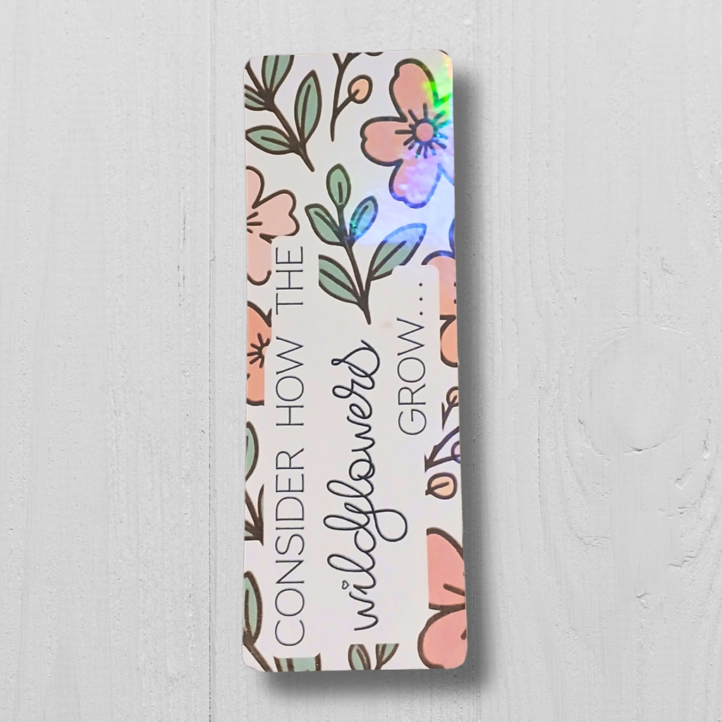 Consider the Wildflowers Bookmark (Spring26 Collection)