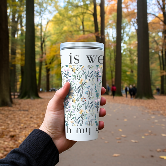 It Is Well Tumbler Mug