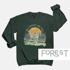 New Mercies: Bible Verse Outdoorsy Crewneck