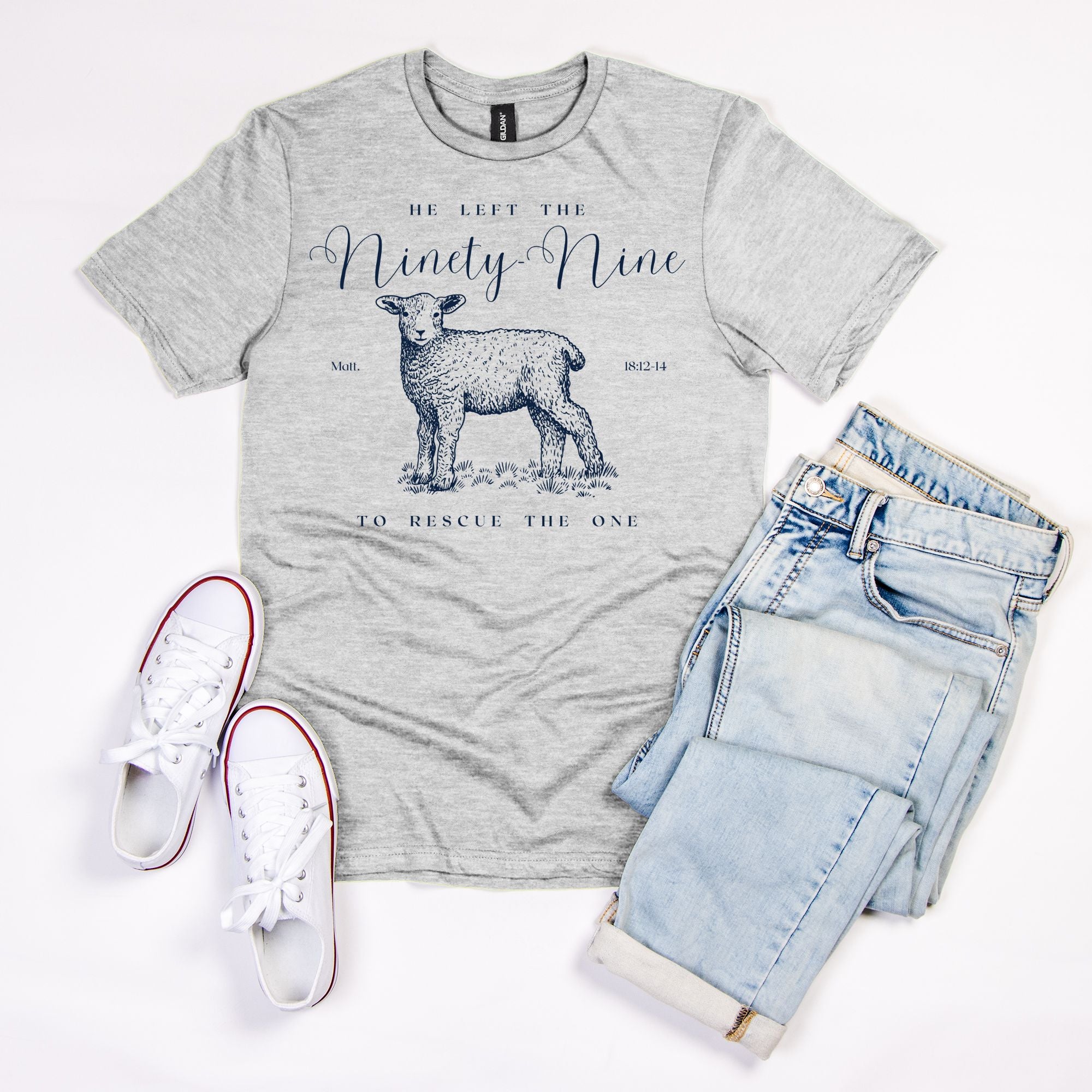 Leave the Ninety-Nine: Bible Verse T-Shirt