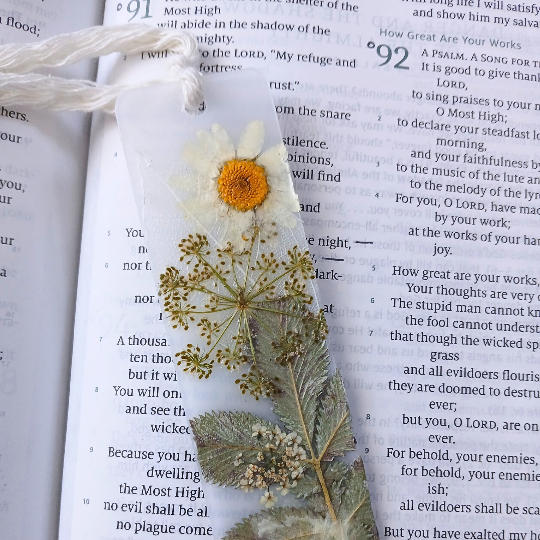 Pressed Flower Bookmarks
