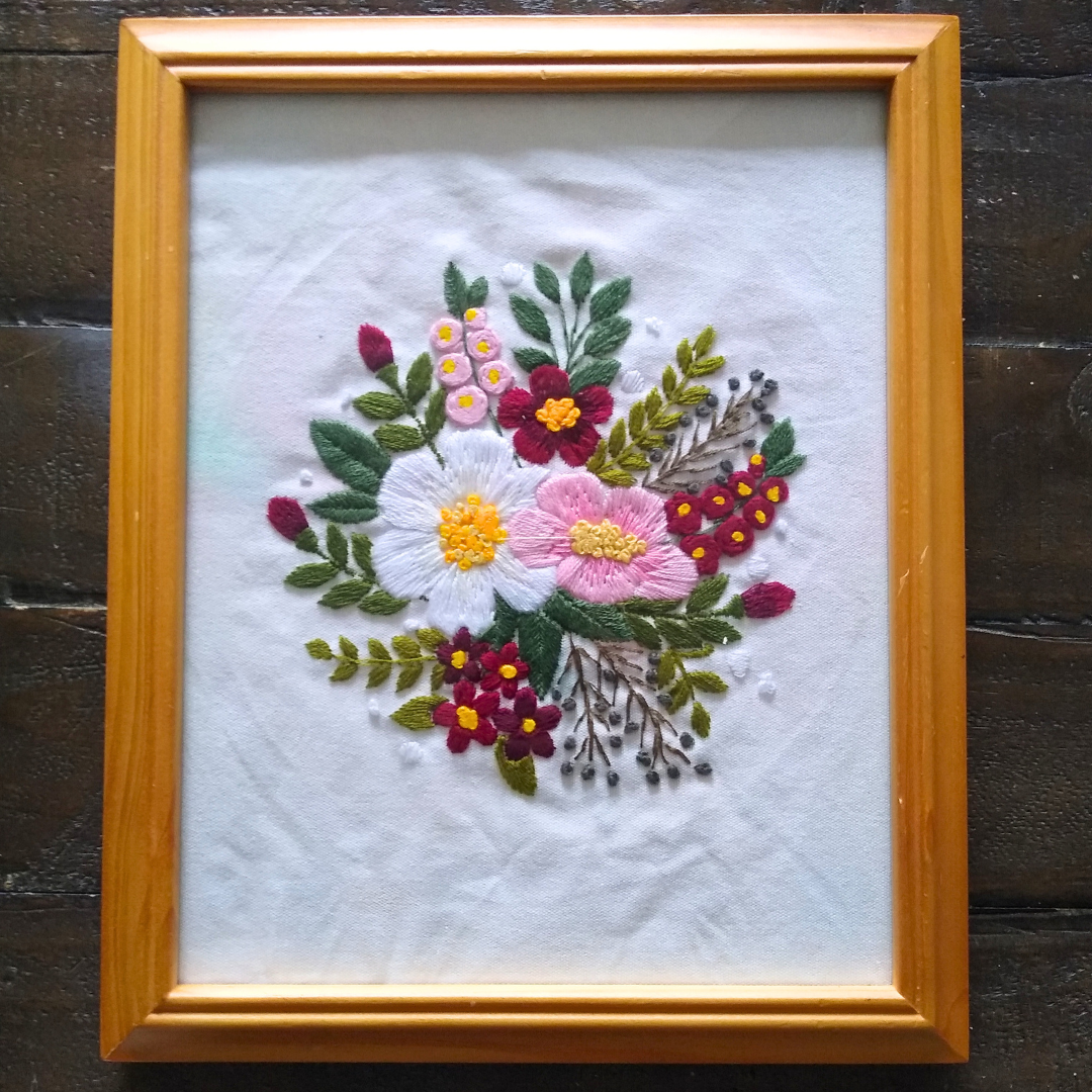 Cottagecore Embroidered Wall Art