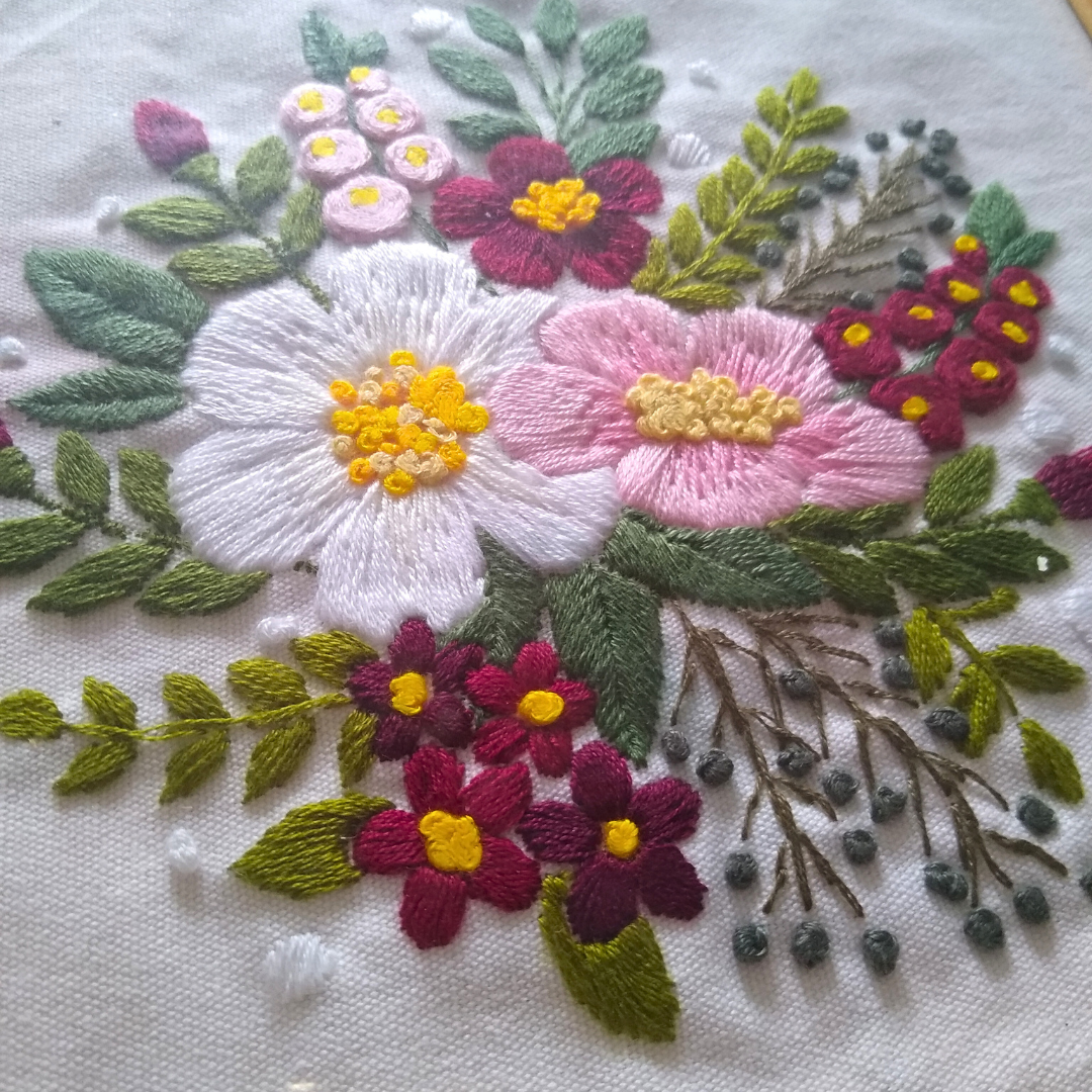 Cottagecore Embroidered Wall Art