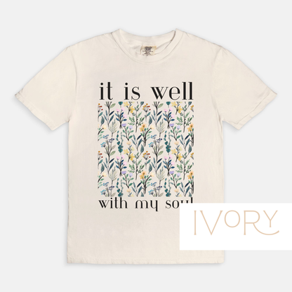 It Is Well: Christian Hymn T-Shirt
