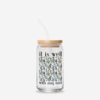 It Is Well: Christian Hymn Glass Cup