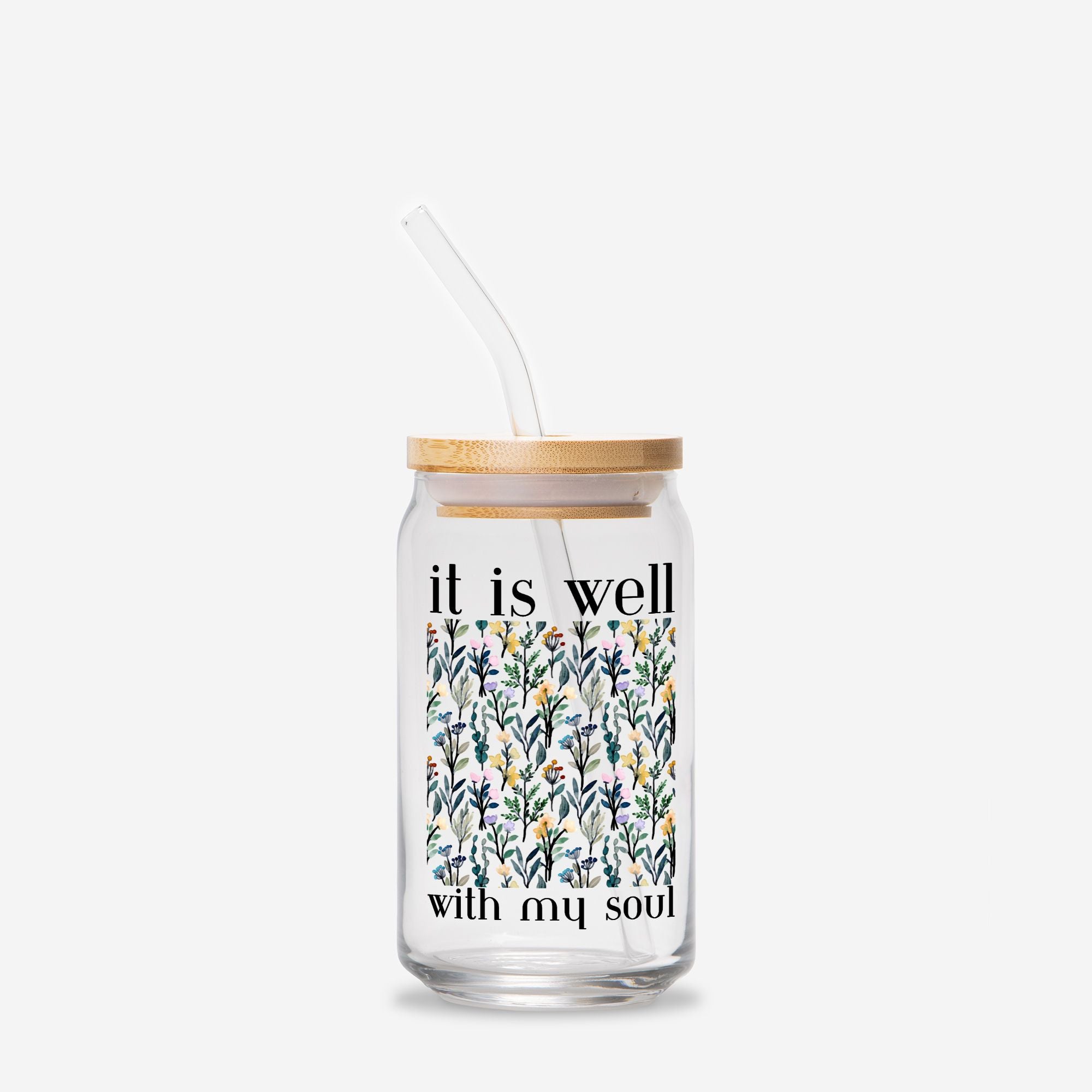 It Is Well: Christian Hymn Glass Cup