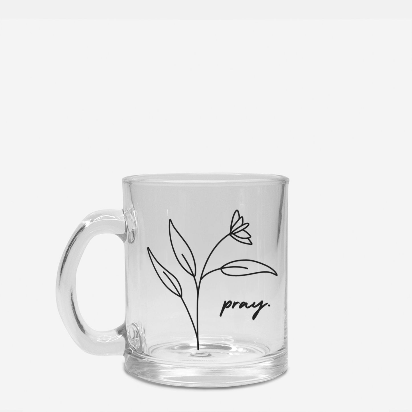 Pray Glass Mug