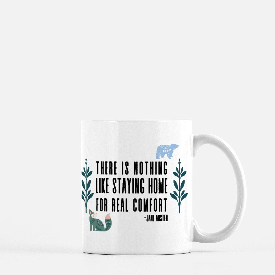 Staying Home Ceramic Mug