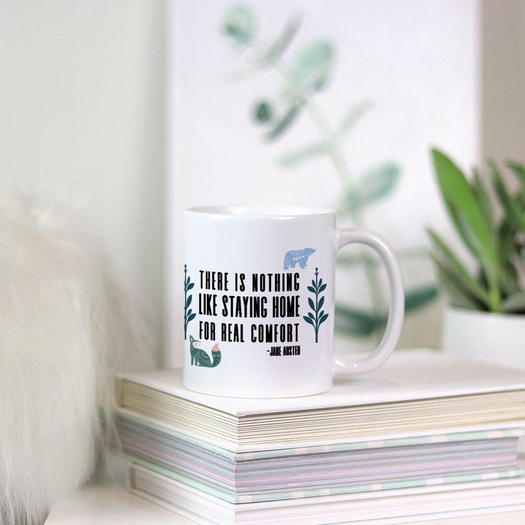 Staying Home Ceramic Mug