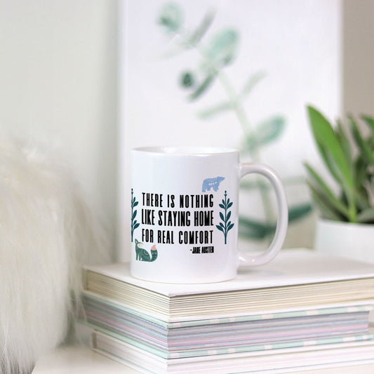 Staying Home Ceramic Mug