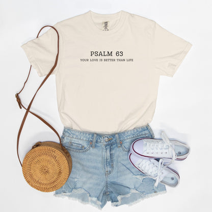 Better Than Life: Bible Verse T-Shirt