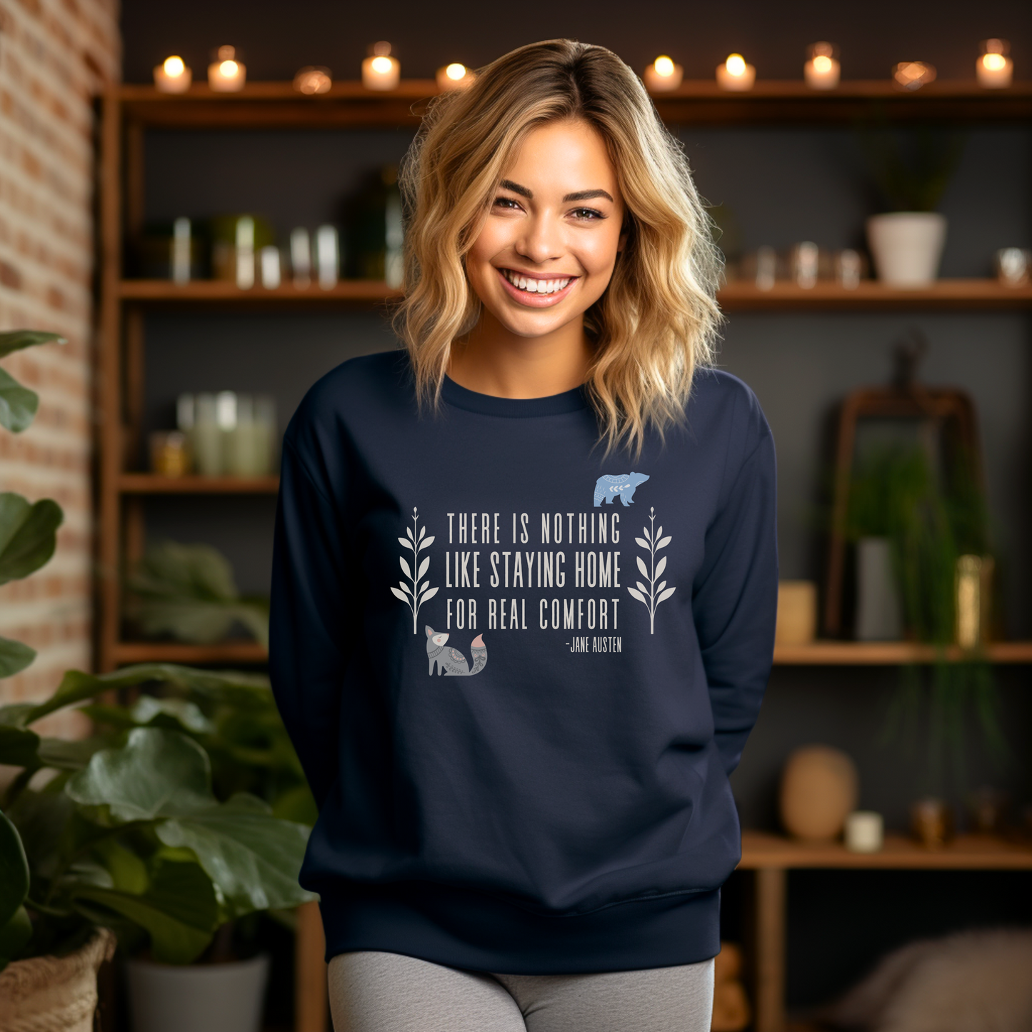 Staying Home Crewneck Sweatshirt