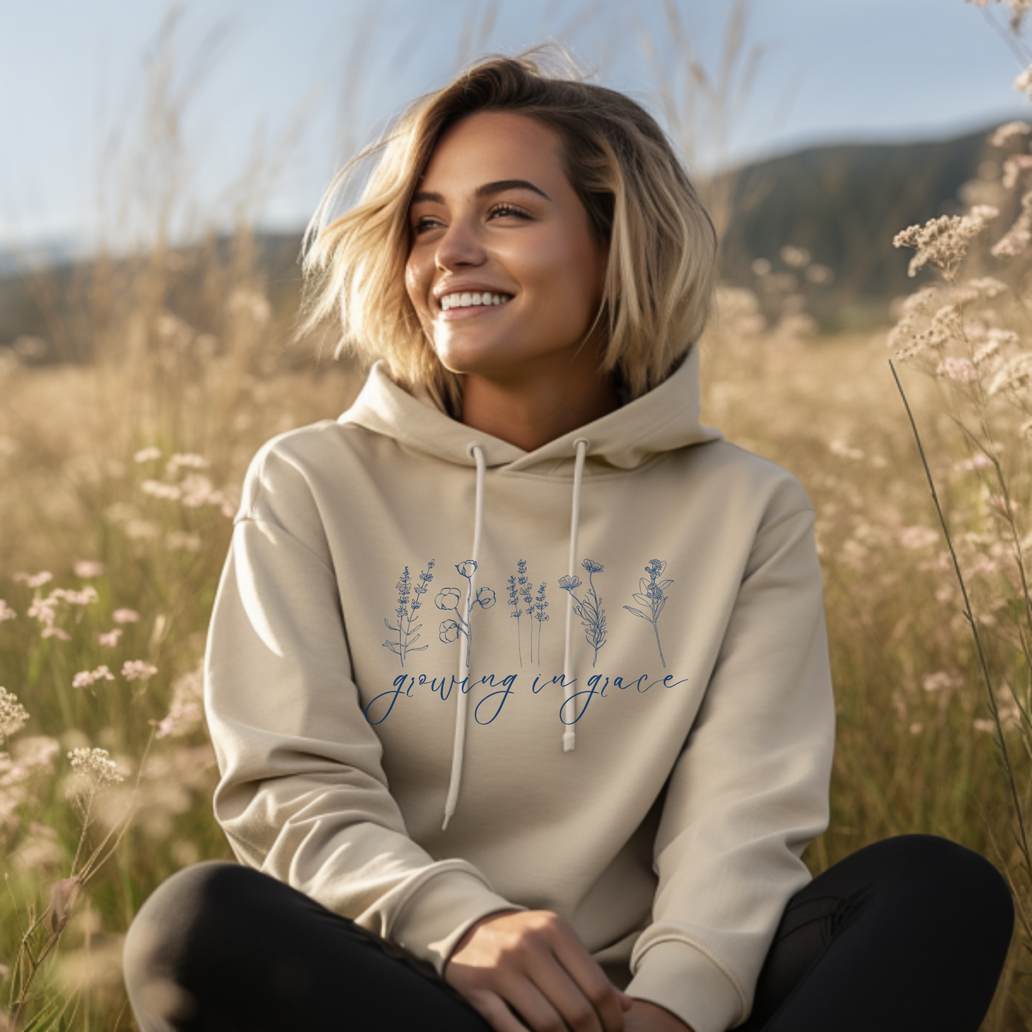 Growing in Grace Hooded Sweatshirt